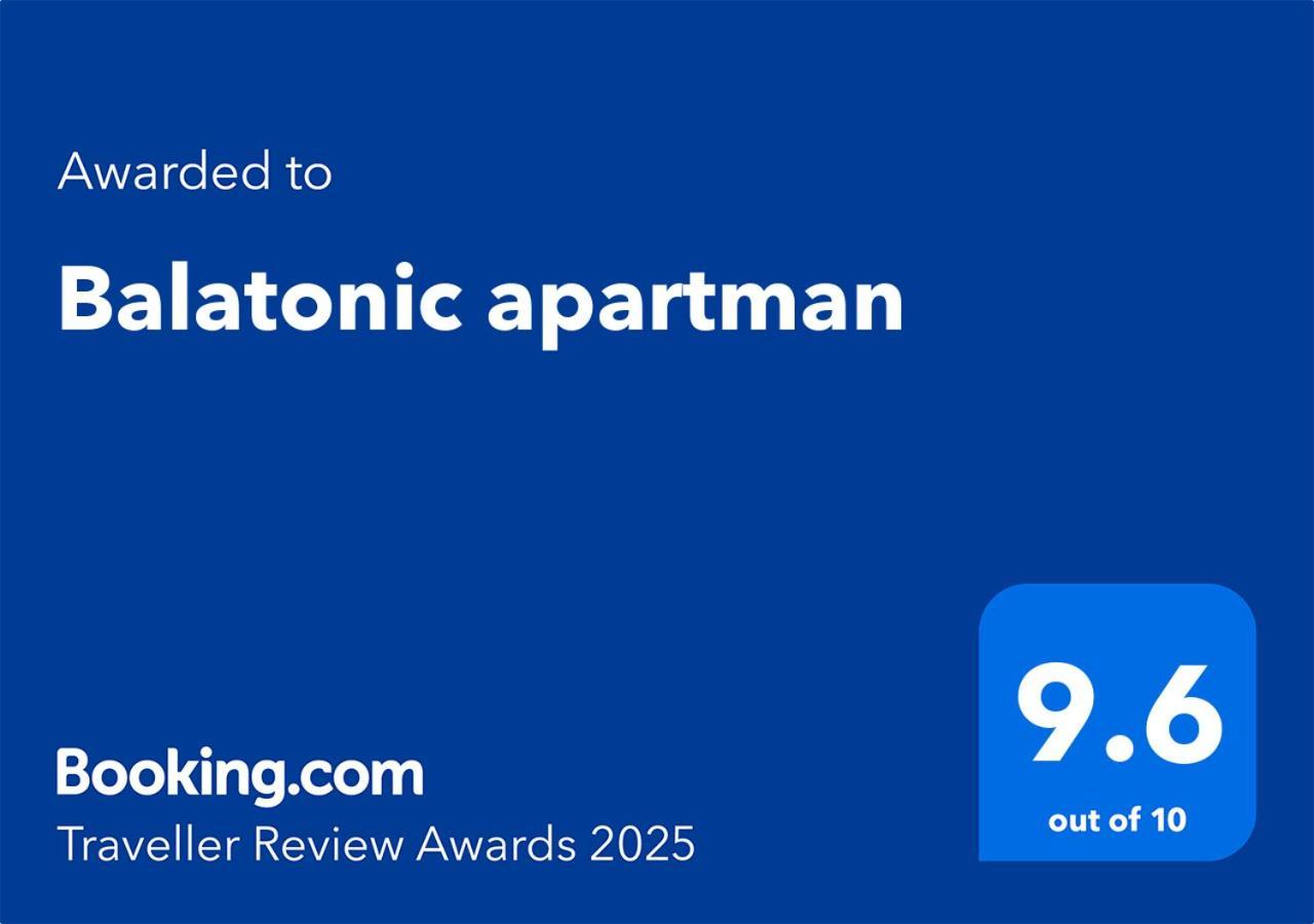Balatonic Apartman Zamárdi Buitenkant foto